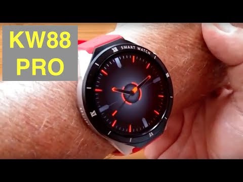 KingWear KW88 Pro SLEEK 3G Android 7 1GB/16GB Smartwatch: Unboxing and 1st Look