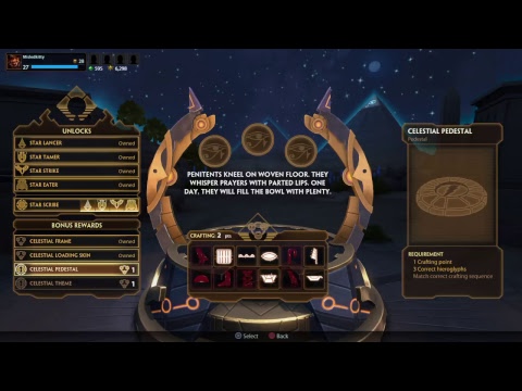 Celestial pedestal combination