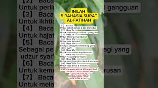 Download lagu 5 RAHASIA SURAT AL-FATIHAH #shots #fypyoutube mp3