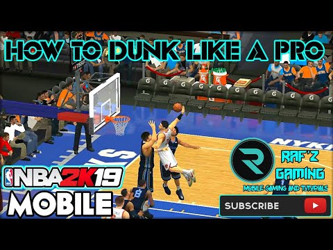 HOW TO DUNK/POSTERIZE LIKE A PRO NBA2K19 MOBILE ANDROID IOS