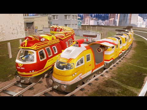 🔴Lego Police Thief Cartoon Episode 10 |  Train Cartoon