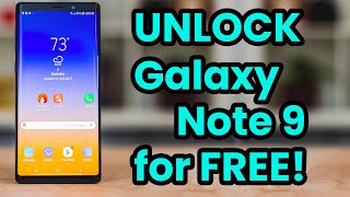 🔓 🇺🇸 Unlock Samsung Galaxy Note 9 AT&T, T-Mobile, Sprint, Boost Mobile...