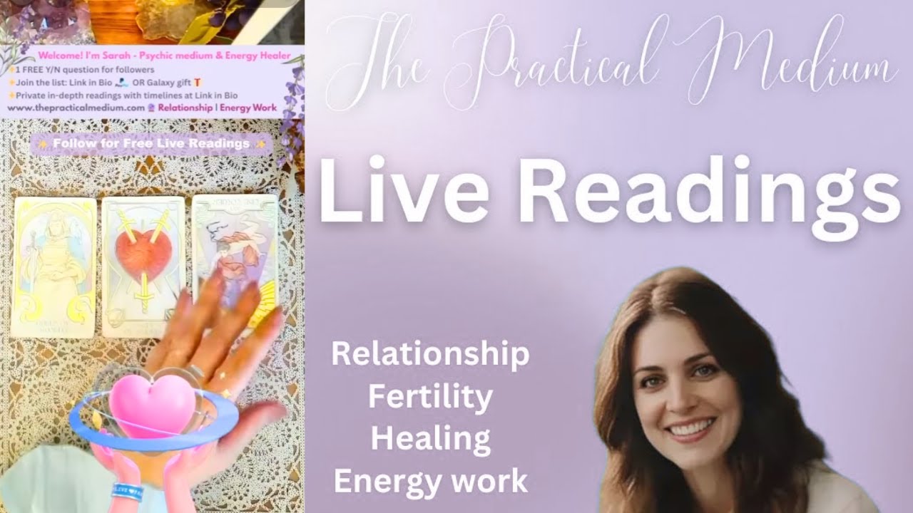 Join Sarah for a Live Reading Session | Free Yes/No Questions  💖