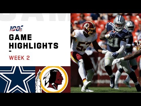 Cowboys vs. Redskins Week 2 Highlights | NFL 2019