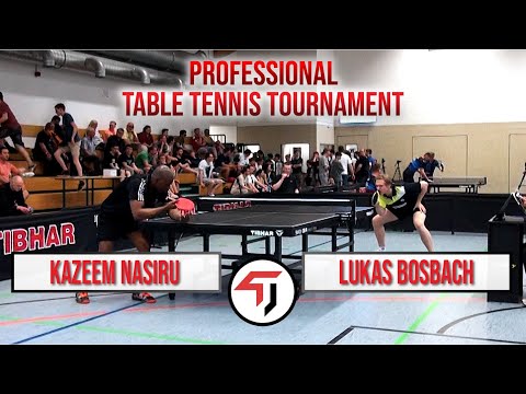 TomorrowTT PRO tournament - Kazeem Nasiru vs Lukas Bosbach - Group 3.