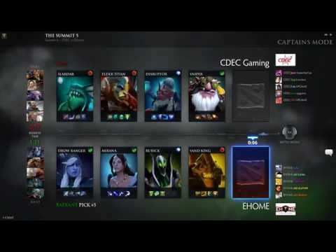 CDEC vs EHOME Game 1 - The Summit 6 China Qualifiers - LyricalDota