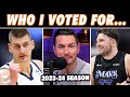 JJ Redick Reveals His 2023-24 NBA Awards Votes