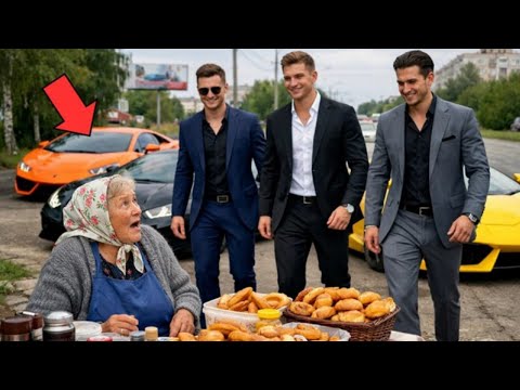 Eine Arme Großmutter Ernährte Obdachlose Drillinge, Später Kamen Sie Zu Ihr.Drei Lamborghini