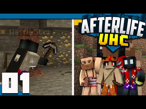 Minecraft: Multiplayer Ultra Hardcore Survival Battle (AfterLife UHC) - S3 01 - Team Hunks in Trunks