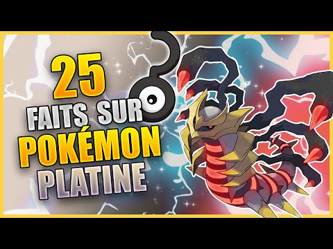 25 Faits Que Vous Ne Saviez Pas - Pokémon Platine