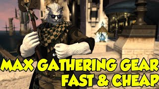 1-80 Max Gathering Gear FAST & CHEAP - FFXIV Gathering Guide