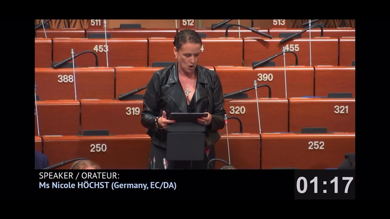 Nicole Höchst im Europarat