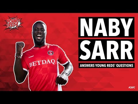 Naby Sarr answers questions from Charlton's Young Reds