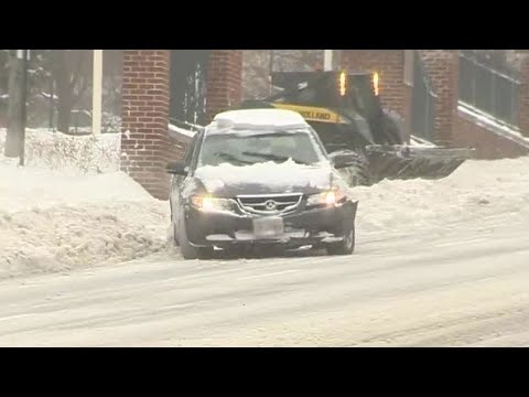 Roads dangerously slick on Worcester hills