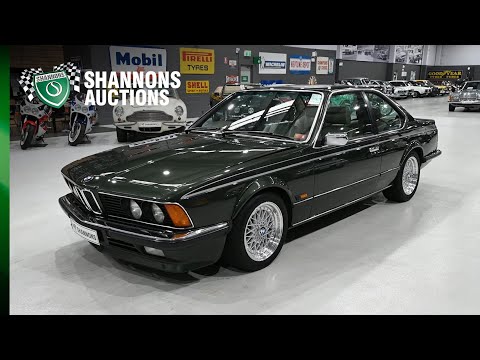 1986 BMW E24 635CSi Coupe - 2023 Shannons Summer Timed Online Auction