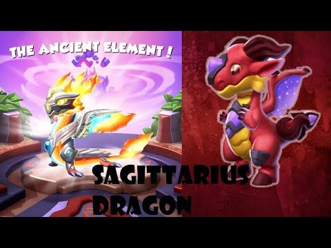 New legendary Sagittarius Dragon | NEXT UPDATE | The Ancient Element | Dragon Mania Legends | 😍