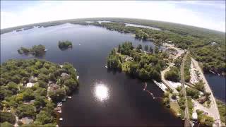 preview picture of video 'Drone's view of the Bala falls'