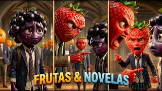 NOVELA DAS FRUTAS - O pai dela não aprova o namoro com Jabuticabo.