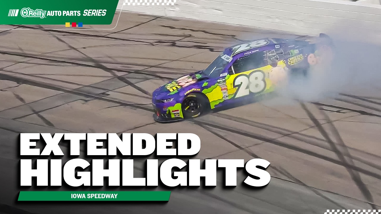 NASCAR O'Reilly Auto Parts Series Highlights at Iowa Speedway
