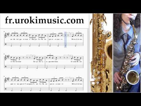 Cours de Saxophone (Ténor) J. Balvin, Willy William - Mi Gente Tuto Partitions Partie#2 um-i829