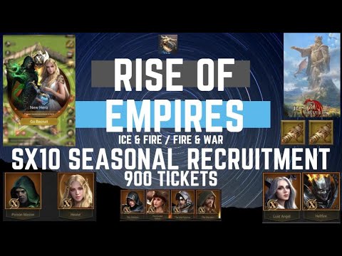 SX10 Seasonal Recruitment - Rise Of Empires Ice & Fire