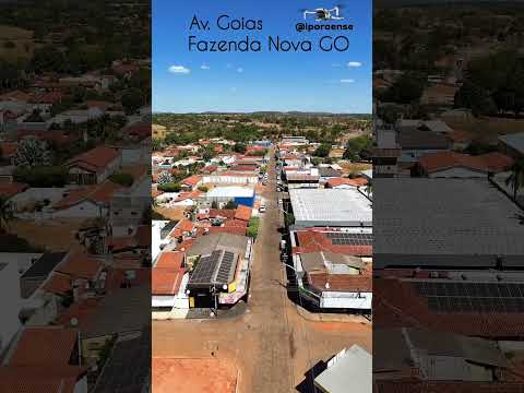 FAZENDA NOVA GOIÁS, PROJETO VISÃO AÉREA - PASSEIO PELA AVENIDA GOIÁS.