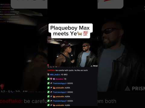 Plaqueboy Max meets Ye &hellip; collab on the way?👀 #fivestar