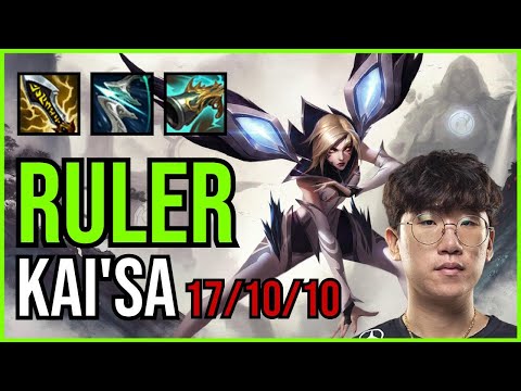 RULER - KAI'SA vs. CASSIOPEIA ADC | KR GRANDMASTER | PATCH 11.2 | PENTAKILL