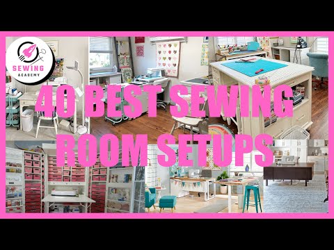 40 Best Sewing Room Ideas 🧵✨ | Creative & Organized Sewing Setup! #sewingroom #diysewing
