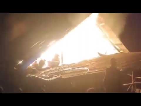 8 domestic animals charred to d£@th in Sumbal bandipora. Lone Sulaiman reports