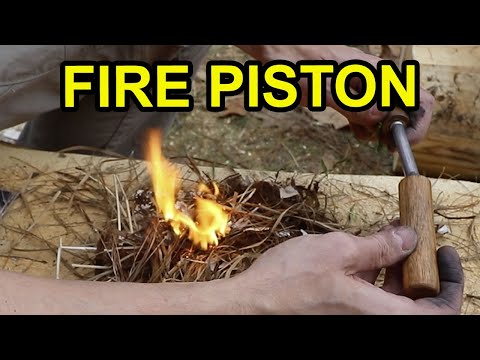How to Make a Fire with a Fire Piston