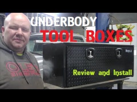 Buyers Underbody toolbox review and Install