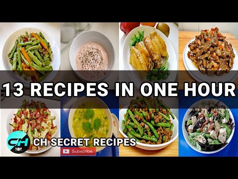 13 RECIPES IN 1 HOUR | CH SECRET RECIPES