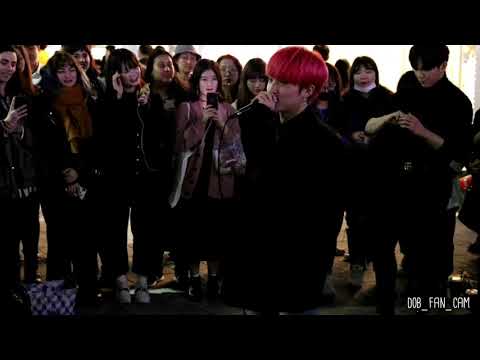 [DOB_디오비] 191018 진&탱 홍대공연 2차 / 멤버 자기소개 introduce