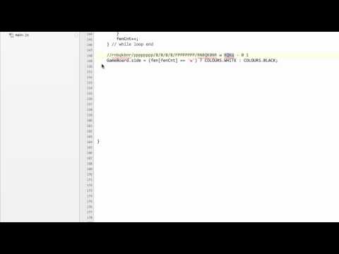 Programming A Chess Engine In Pure Javascript Part 12 - FEN Position String #3 Other variables