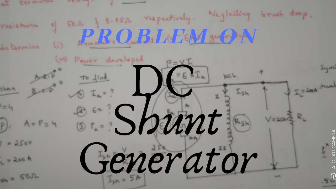 Module-4 || Chapter-7 ||Problem on DC generator || Basic Electrical||new syllabus|| VTU || 18 scheme