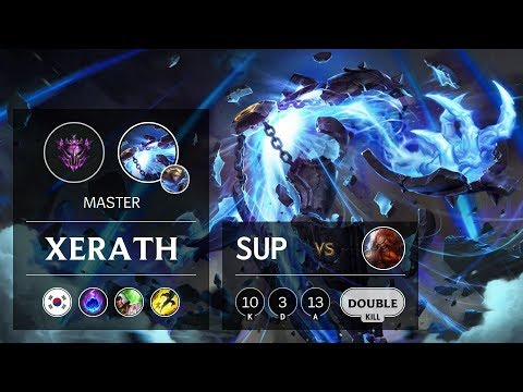 Xerath Support vs Gragas - KR Master Patch 9.18