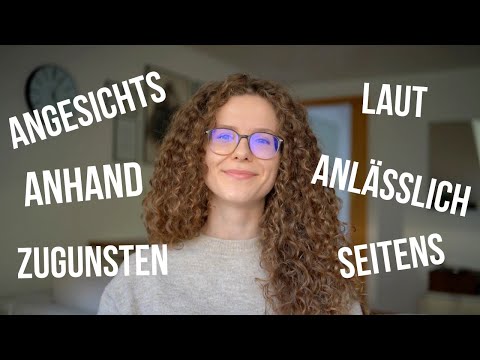 Verbessere deine Texte mit diesen Präpositionen | PRÄPOSITONEN MIT DEM GENITIV | DEUTSCH B2-C2