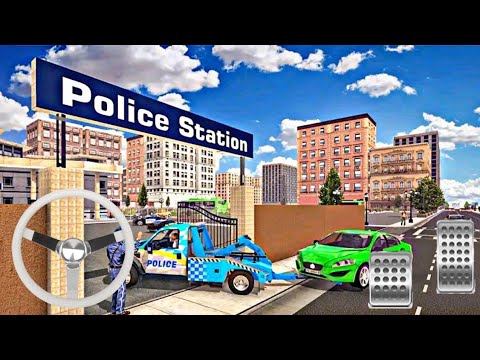 Police Tow Truck Driving Car Simulator - Tow Truck Car Transporter - Android Gameplay