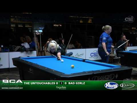 BCAPL Nationals 2017 - Squadre miste del trofeo 8-Ball: The Untouchables contro Bad Girls