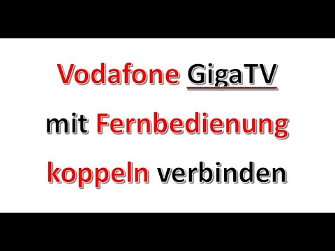 Vodafone GigaTV Net pairing with remote control