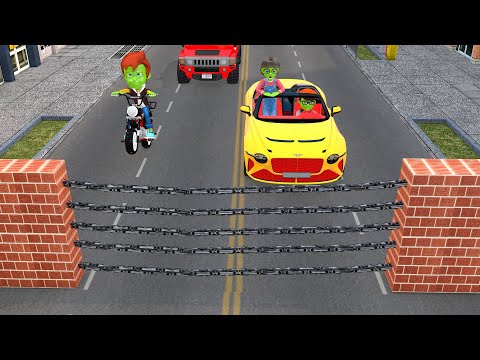 Scary Teacher 3D Fat - Nick and Tani Troll Police - Fun Street Race!!! VMAni Funny