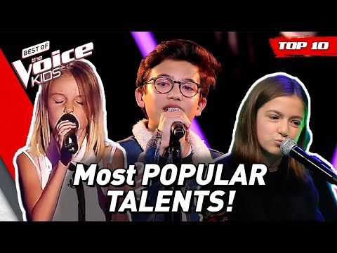 MOST POPULAR TALENTS on The Voice Kids! 😍 | Top 10
