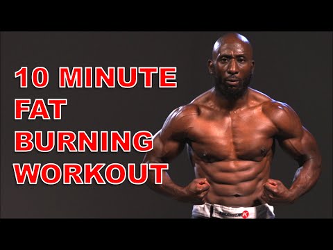10 Minute Fat Burning Workout (Follow Along)