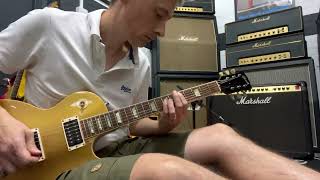 Video thumbnail for Marshall 1996 Valvestate 200 Bi-Chorus 2x12 Model #8280 with Celestion 1969 T1281 G12H Greenbacks by James Robinson-Wyatt