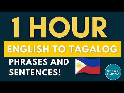 Level up your Tagalog in just 1 hour! | English-Tagalog Translation for Beginners