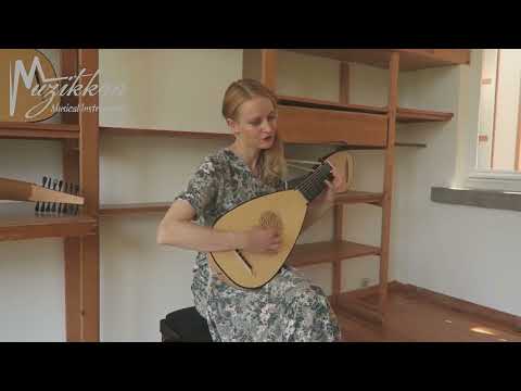 Nani Di Milann Prelude Played By Ieva Baltmiskyte on Travel Lute 8 Course Lacewood