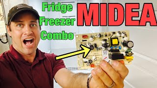 This Midea Refrigerator or Freezer Combo Isn’t Cooling or Freezing | Main Control Fix | MRU17F6AWW