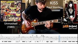 Kiss What Makes the World Go Round Guitar Solo with TAB