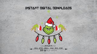 Grinch Svg, grinch png, grinch face svg, grinch clipart, the grinch svg, grinch svg bundle